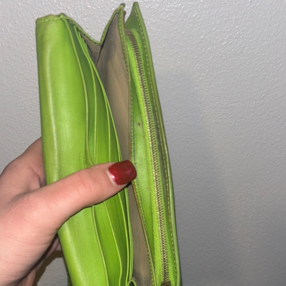 Bottega Venetia Green Woven Leather wallet - Picture 10 of 13